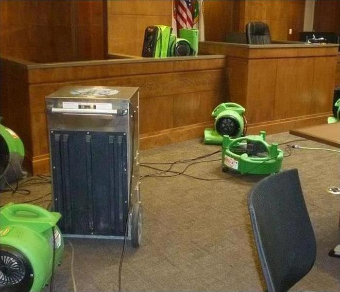 courtroom water loss